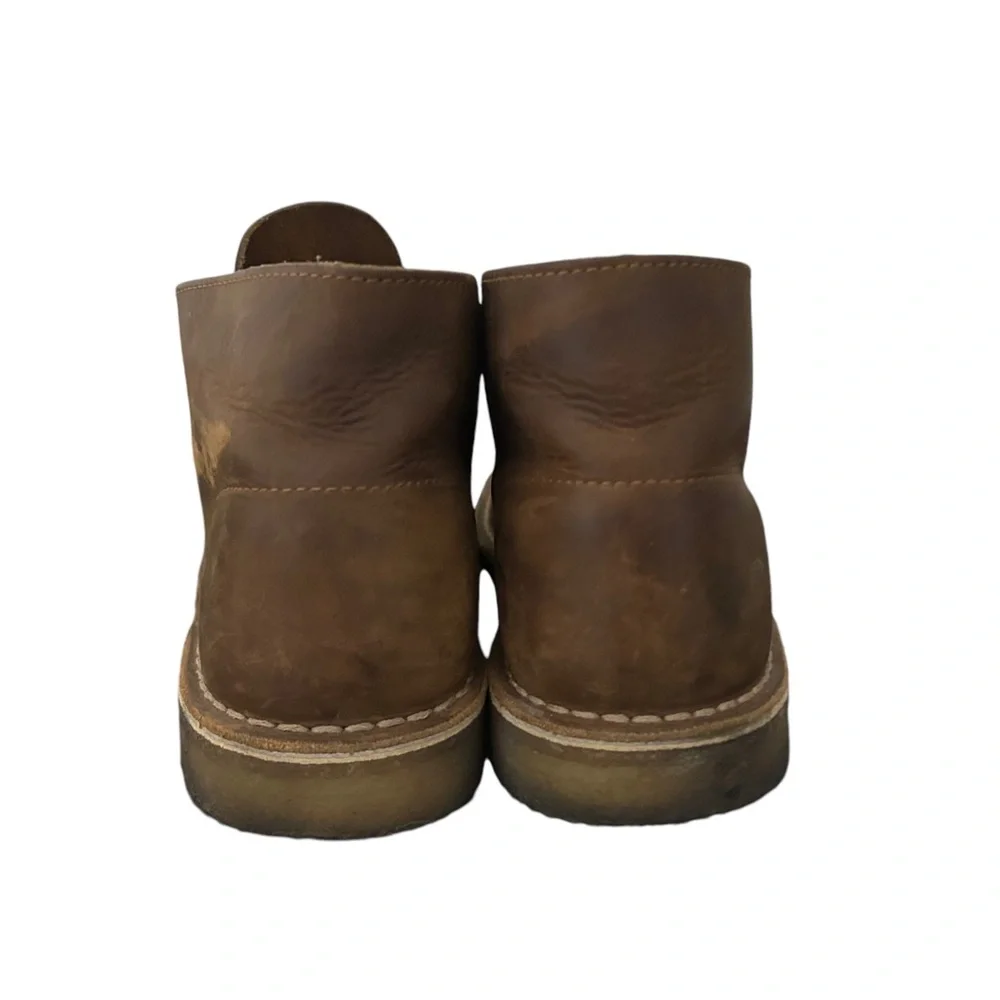 Clarks Original 31692 Brown Men’s Leather Desert Chukka Boot Shoes Size 8.5
